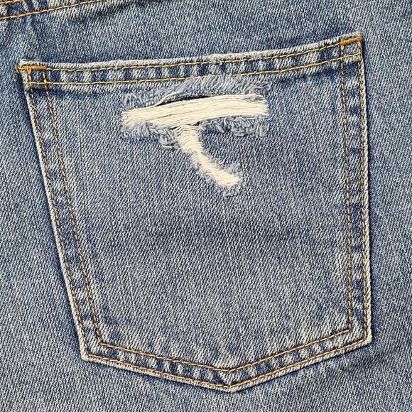 We the Free Jeans size 26 Regular High Rise Destroyed Exposed Copper Button Fly - Picture 16 of 16